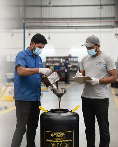 Used Lubricating Oil mobile banner