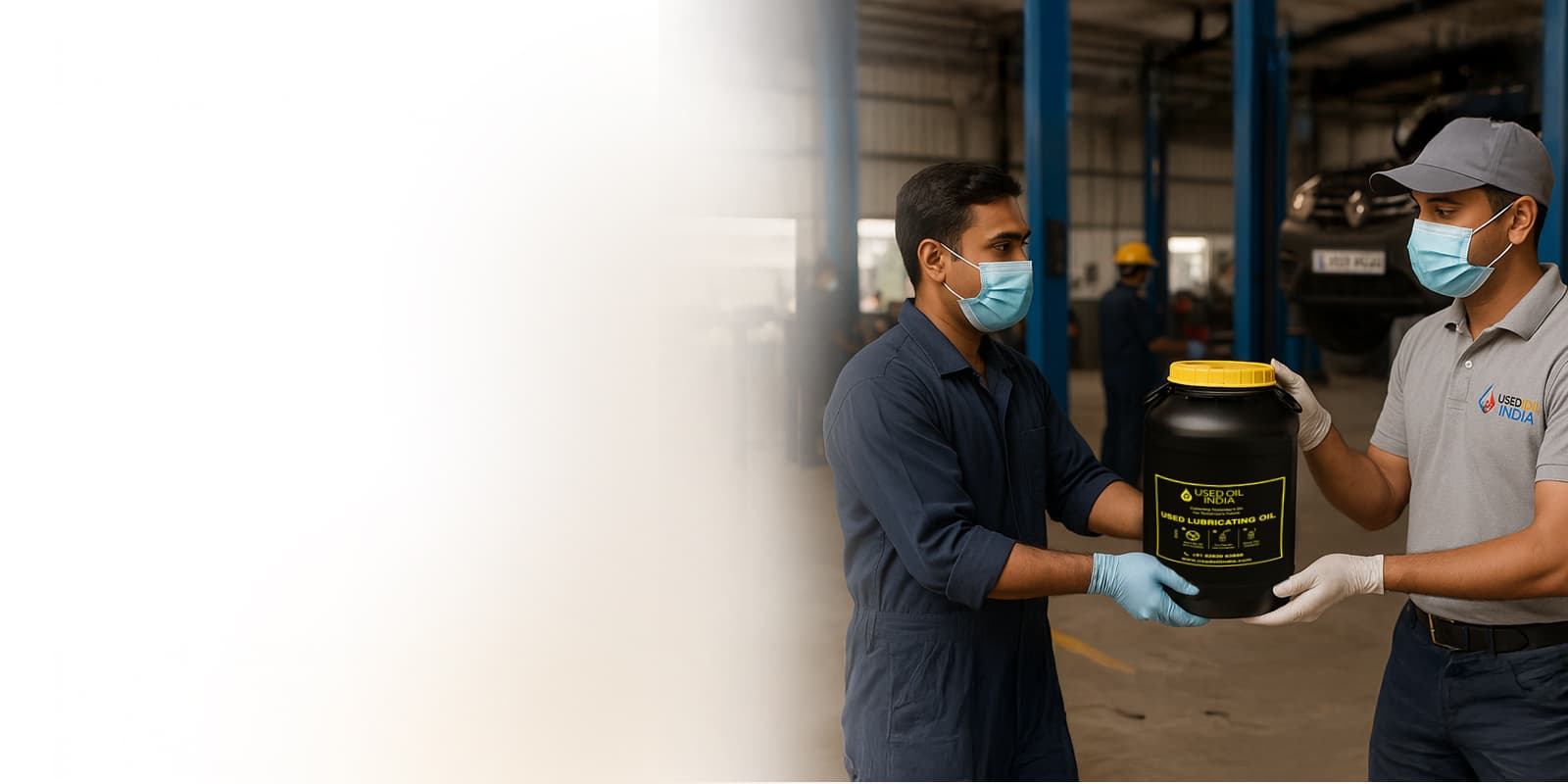 Used Lubricating Oil banner